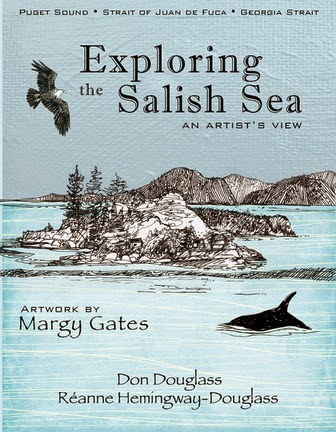 Exploring the Salish Sea book artwork Margy Gates